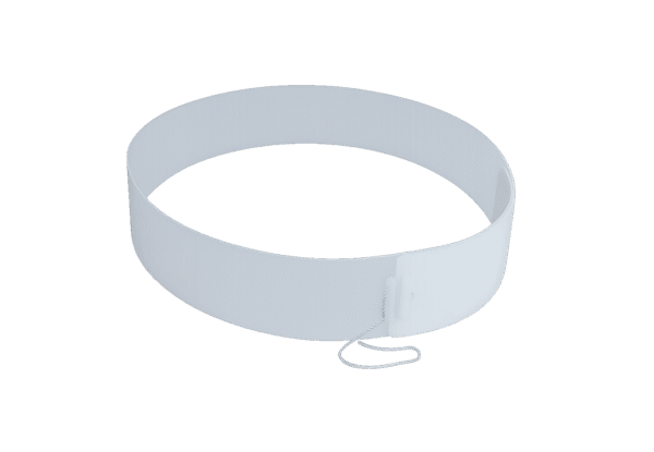 (3143)faux cercle en plastique, hauteur 110 mm, avec attache à corde.2