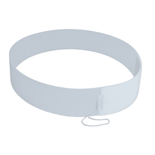 (3143)faux cercle en plastique, hauteur 110 mm, avec attache à corde.2