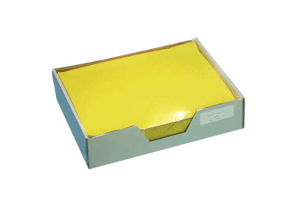 (3155)set de table, gaufrage standard, 29x39cm, 1 couche, jaune