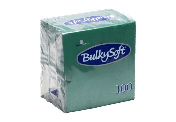 (3171)serviette bulky soft vert sapin