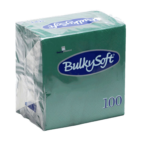(3171)serviette bulky soft vert sapin 