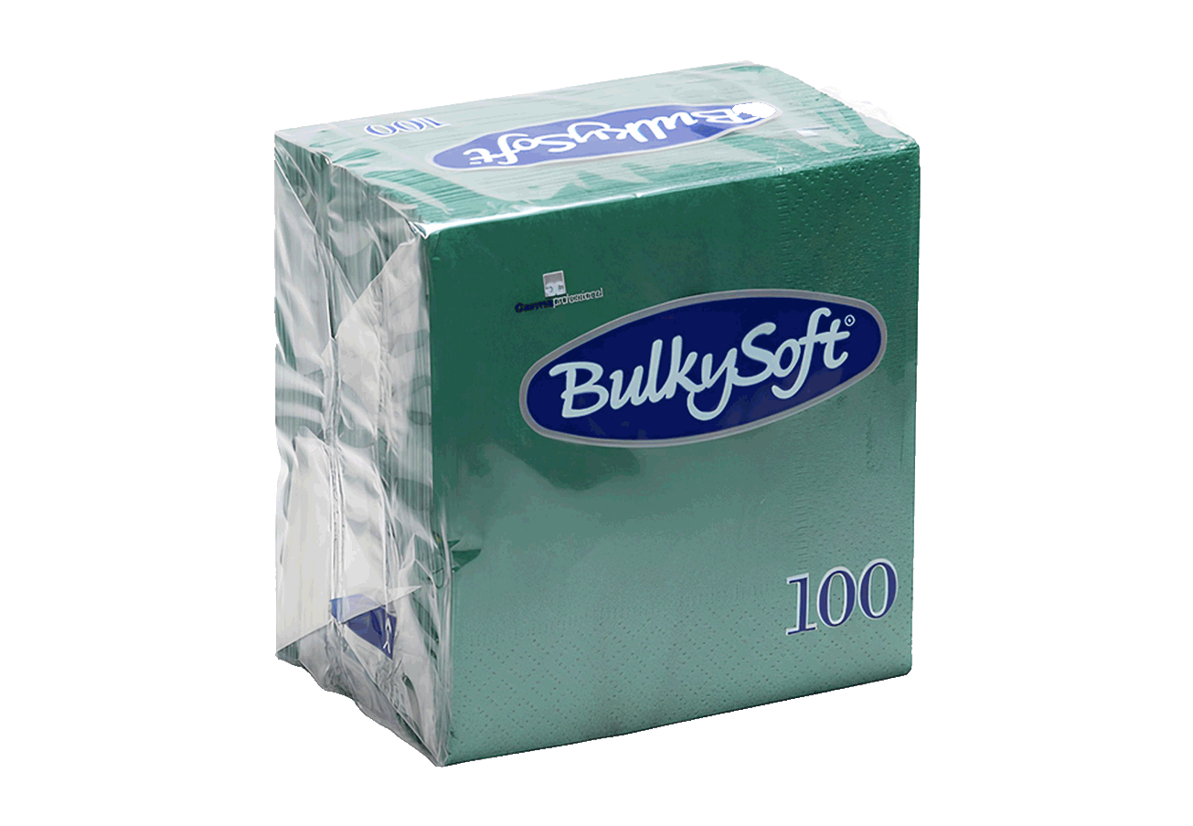 (3171)serviette bulky soft vert sapin