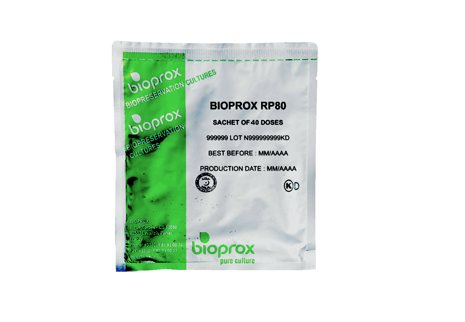 (3262)culture de bioprotection, rp80, 40d.3
