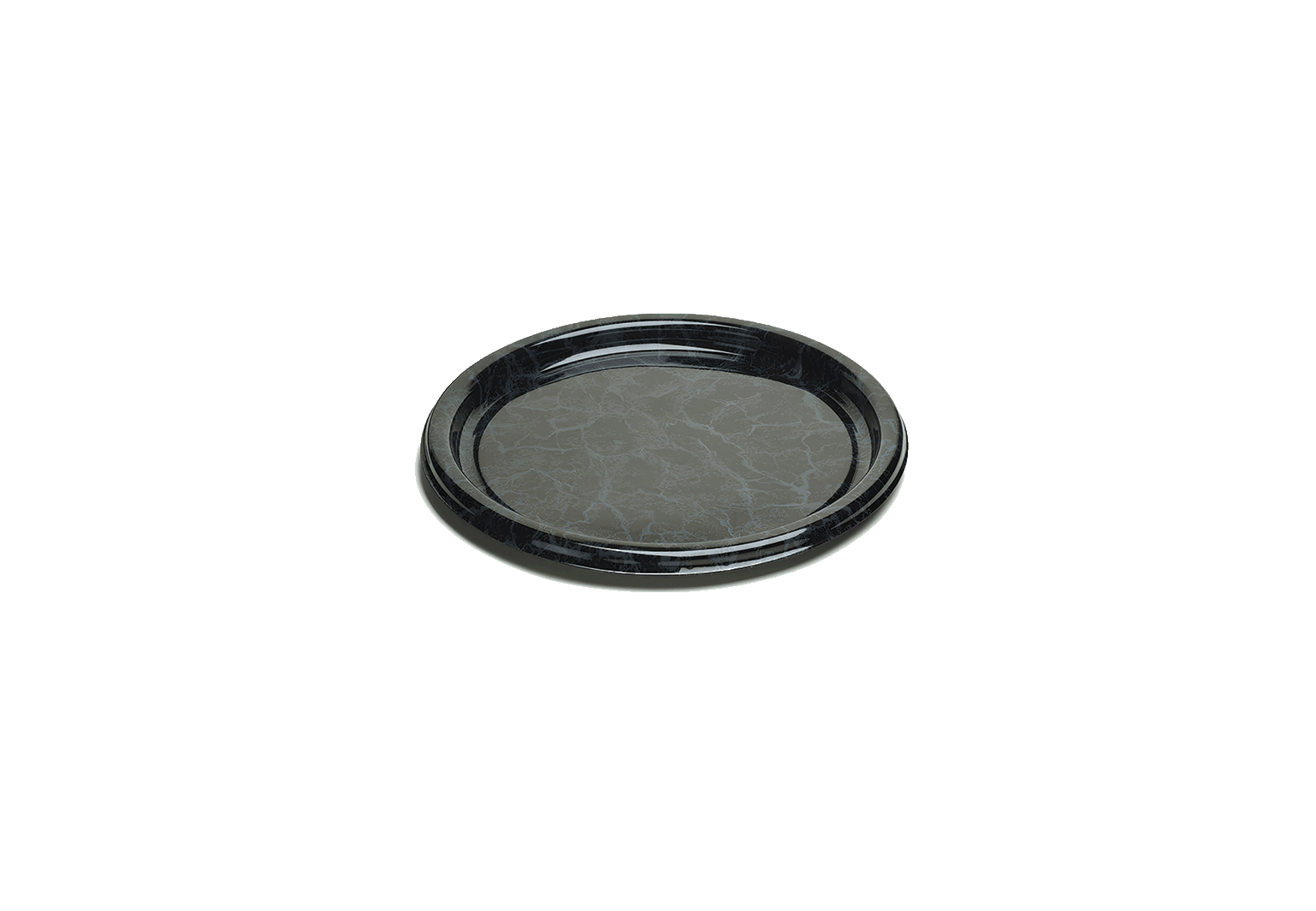 (3288)assiette à jeter marbré, dia. 23cm.1