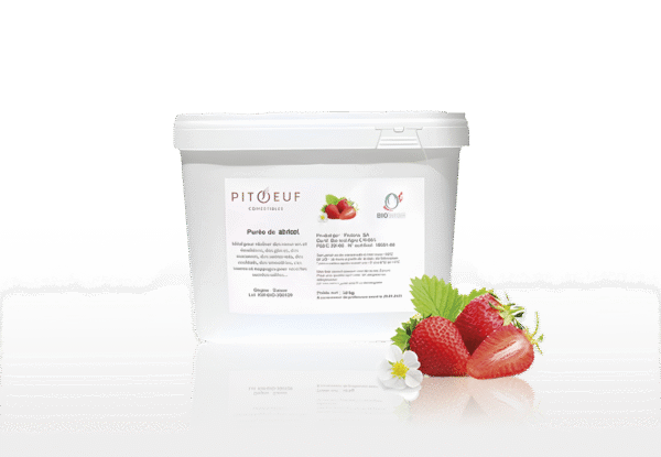 (3390)purée fraise du valais, 10kg.1