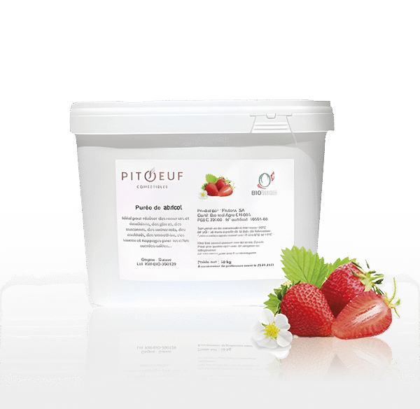(3390)purée fraise du valais, 10kg.1