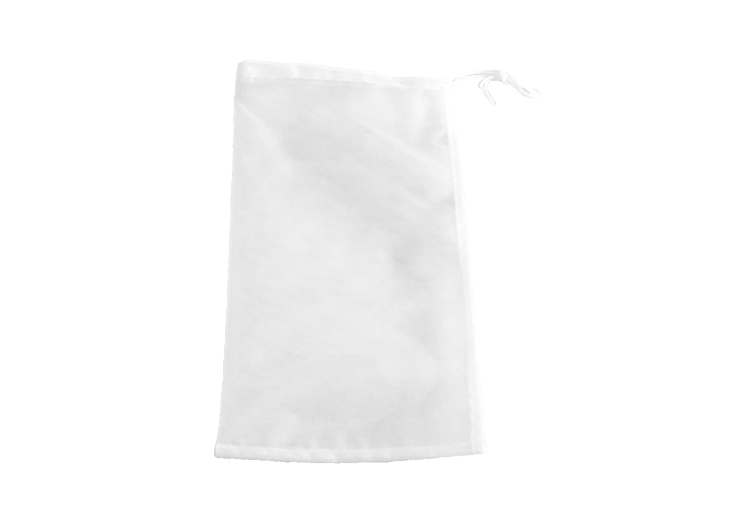 (3511)sac filtre crin nylon avec cordelette pm, dim. 25x50 cm.1
