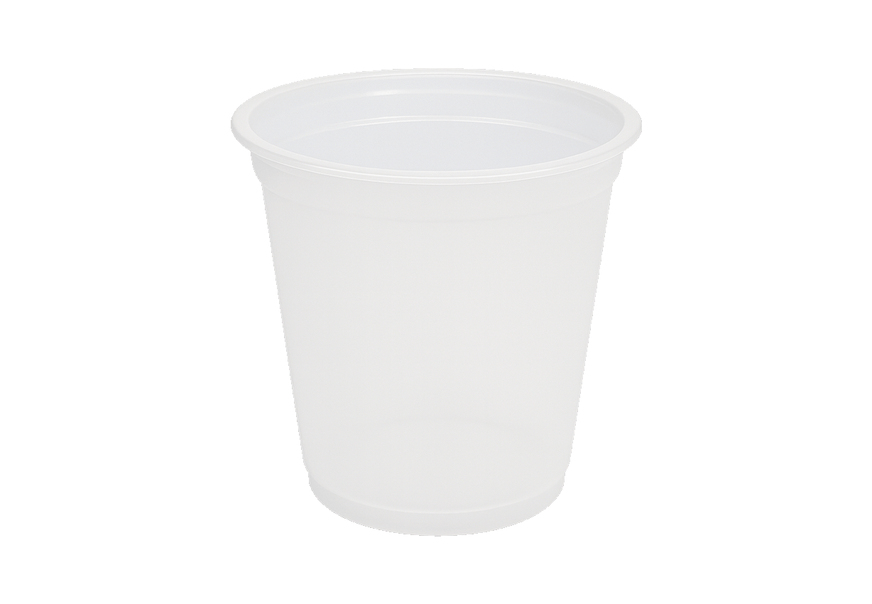 Gobelet en plastique translucide