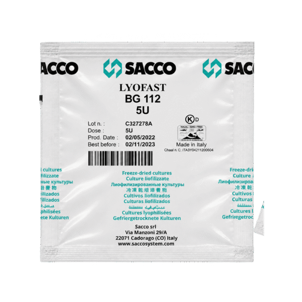 (2848)SACCO LYOFAST BG 112 5U FACE WEB