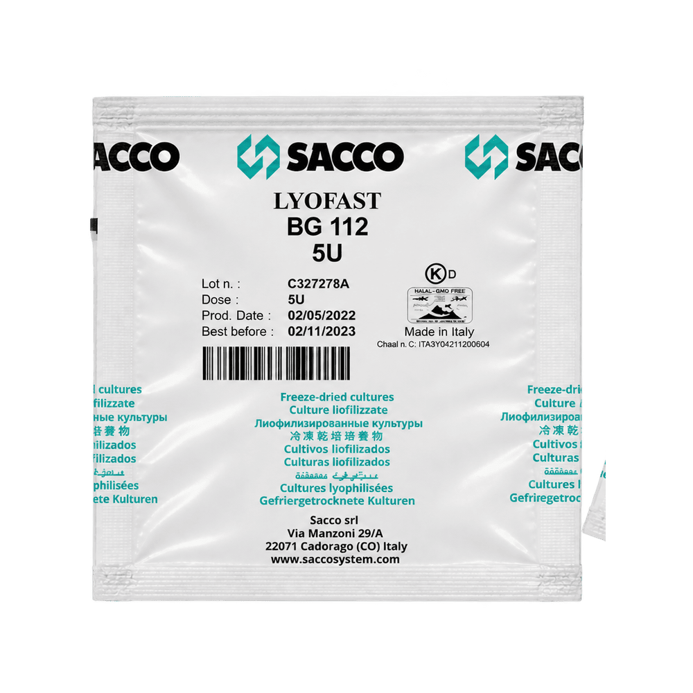 (2848)SACCO LYOFAST BG 112 5U FACE WEB