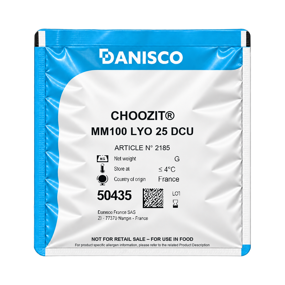 (2185)DANISCO CHOOZIT MM100 LYO 25 DCU FACE